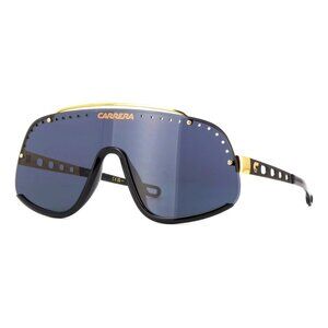 A0621Z New CARRERA Black Shield Flaglab 16 2M22K Sunglasses Women